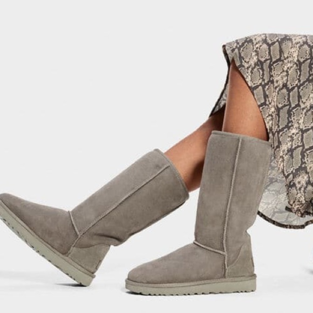 Gray UGG Classic Tall II Water-Resistant Boots